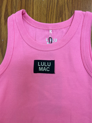 Lulu Mac Girls Pink Tank