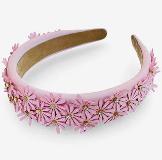 Daisy Flower & Stone Headband - All About Me Boutique
