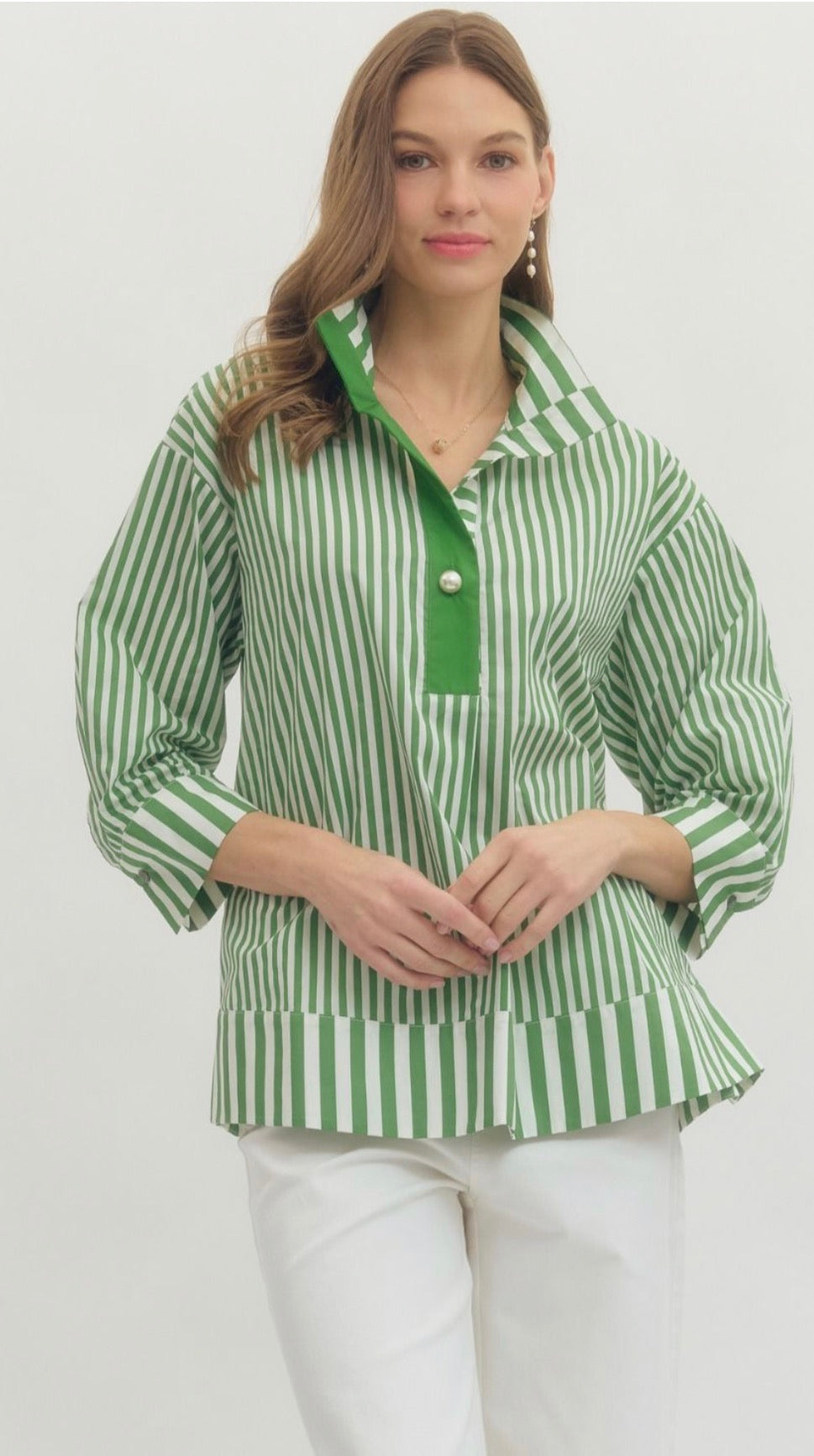 Twice Striped Blouse by Entro