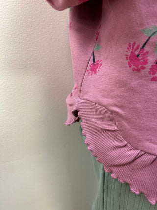 Minymo Girls Updated Ruffle Hem Sweatshirt - All About Me Boutique
