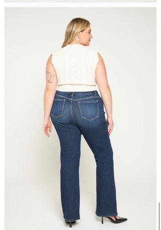 Mica Denim Plus Mid Rise Bootcut Jeans