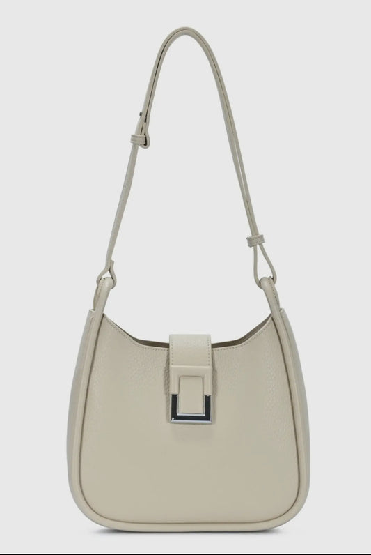 Gemma Buckle Detail Crossbody Bag - Hands Free Style