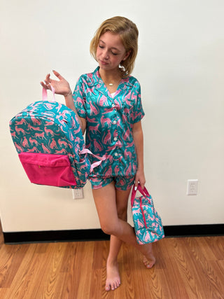 Jane Marie Girls Leopard Silk Pajamas - All About Me Boutique