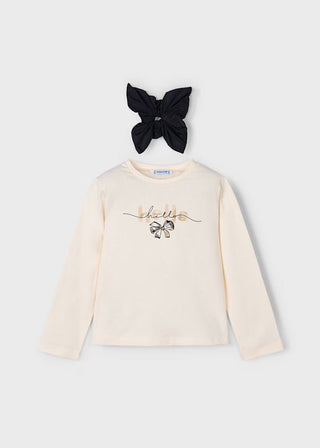Mayoral Girls Hello Bow Tee - All About Me Boutique