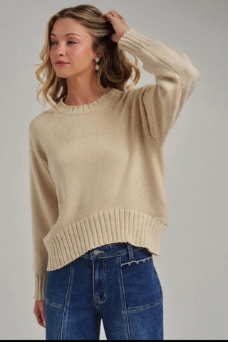 Bon Lightweight Relaxed  Essential Sweater Top