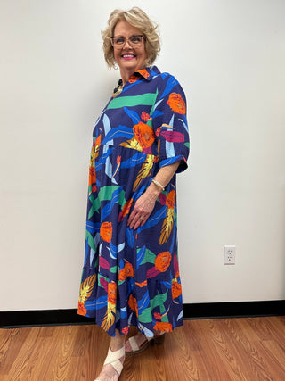 Take Me To The Tropics Dress by Pixie+Ivy - All About Me Boutique