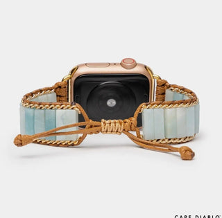 Amazonite Protection Apple Watch Strap by Cape Diablo - All About Me Boutique