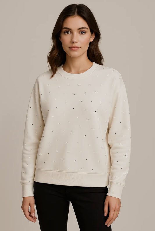 Rhinestone Pullover - Sparkle Detail