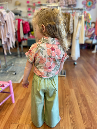 Girls Button Pants by Mayoral - All About Me Boutique