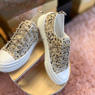 Very G Aman Leopard Sneaker - All About Me Boutique