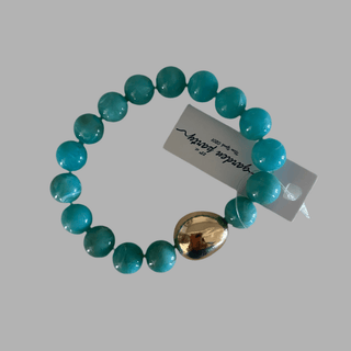 MK - Beaded Bracelet with Gold Accent - All About Me Boutique