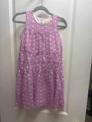 Vig Girls Berry Sleeveless Tiered Dress - All About Me Boutique