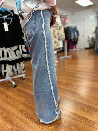 Judy Blue Retro Wide Leg Jeans - All About Me Boutique