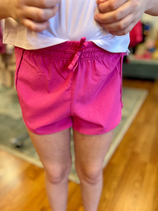 90 Degree by Reflex Girls' Active Woven Running Shorts with Built - In Liner - All About Me Boutique