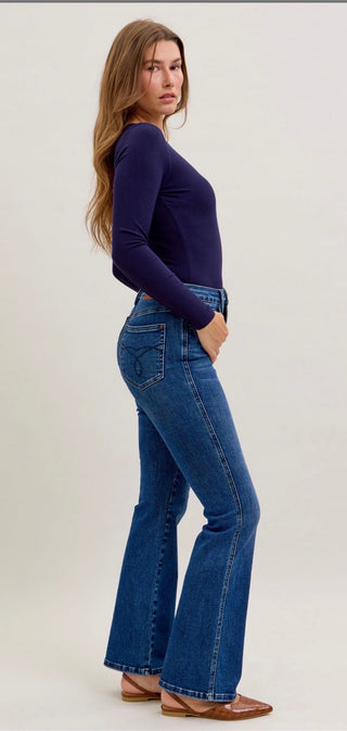Judy Blue Short Bootcut Jeans - All About Me Boutique