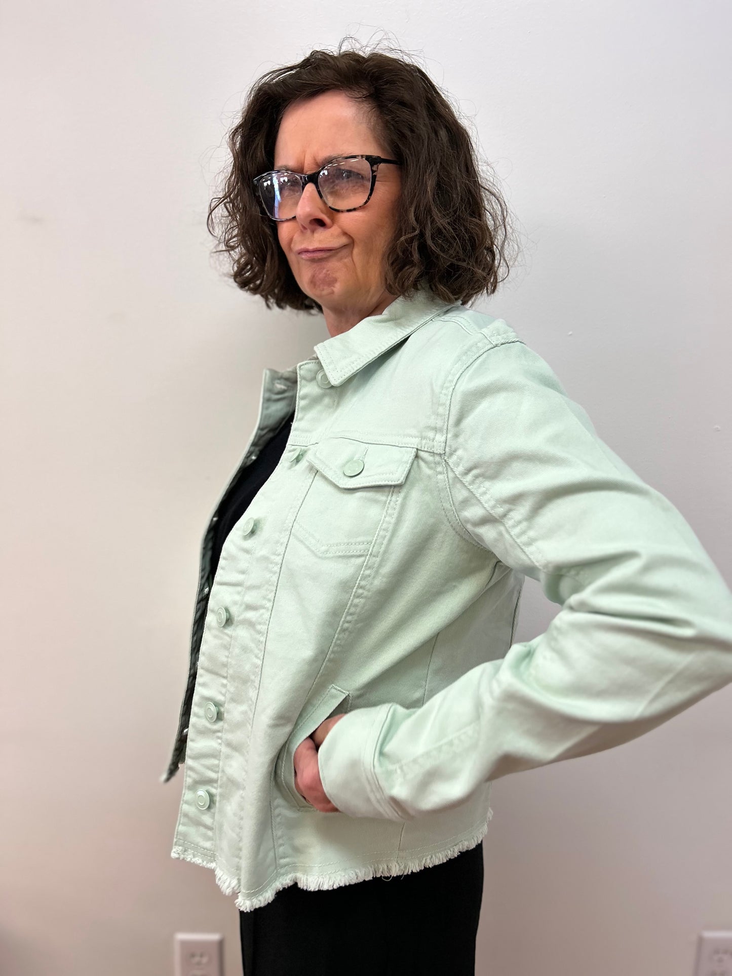 Heart of Pine Frayed Denim Jacket - 5 Colors