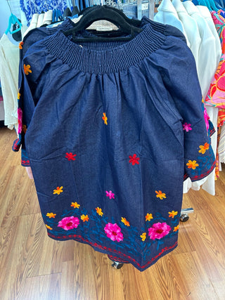 Indie Embroidery Dress - All About Me Boutique