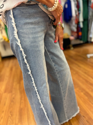 Judy Blue Retro Wide Leg Jeans - All About Me Boutique