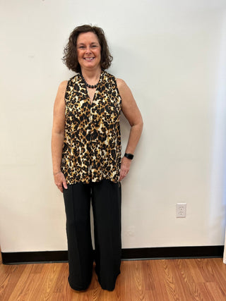 Charming Cheetah Blouse - All About Me Boutique