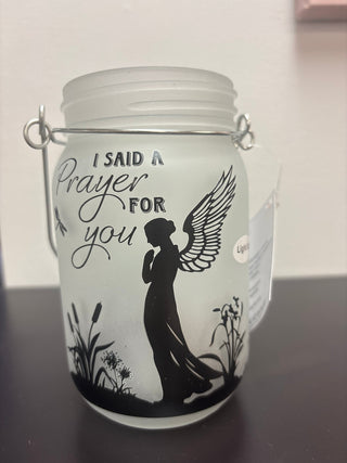 I Said A Prayer For You Light Up Jar by Ganz - All About Me Boutique