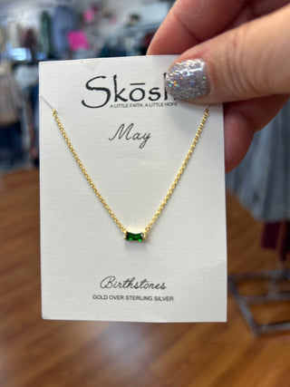 Birthstone Pendant Necklaces by Skosh - All About Me Boutique