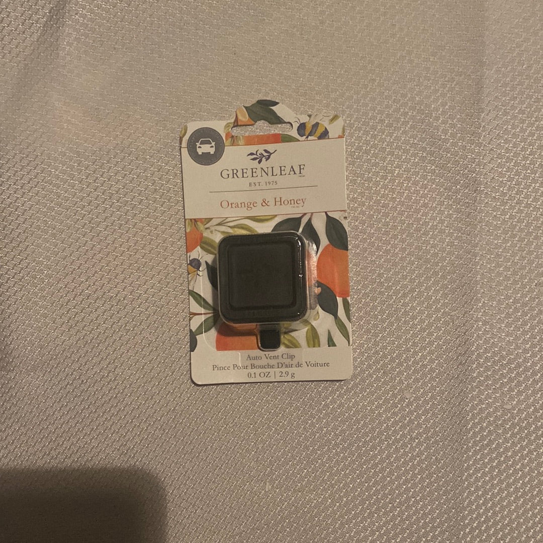 Greenleaf Scented Auto Vent Clips