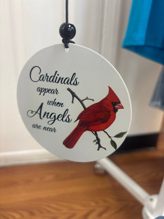 Cardinals Appear When Angels Are Near Windchime - All About Me Boutique
