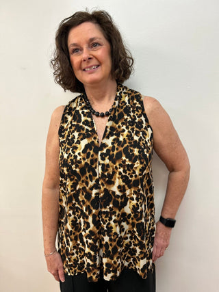 Charming Cheetah Blouse - All About Me Boutique
