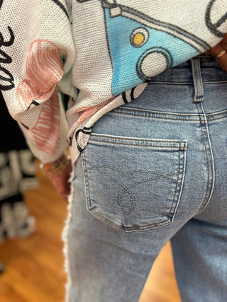 Judy Blue Retro Wide Leg Jeans - All About Me Boutique