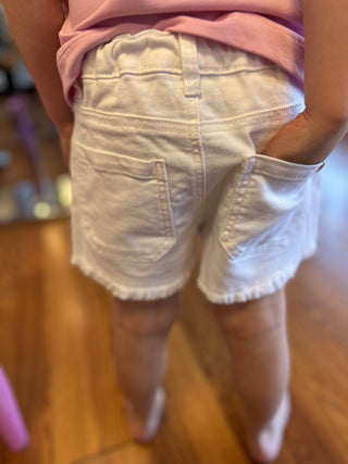 Girls Basic Twill Shorts - All About Me Boutique