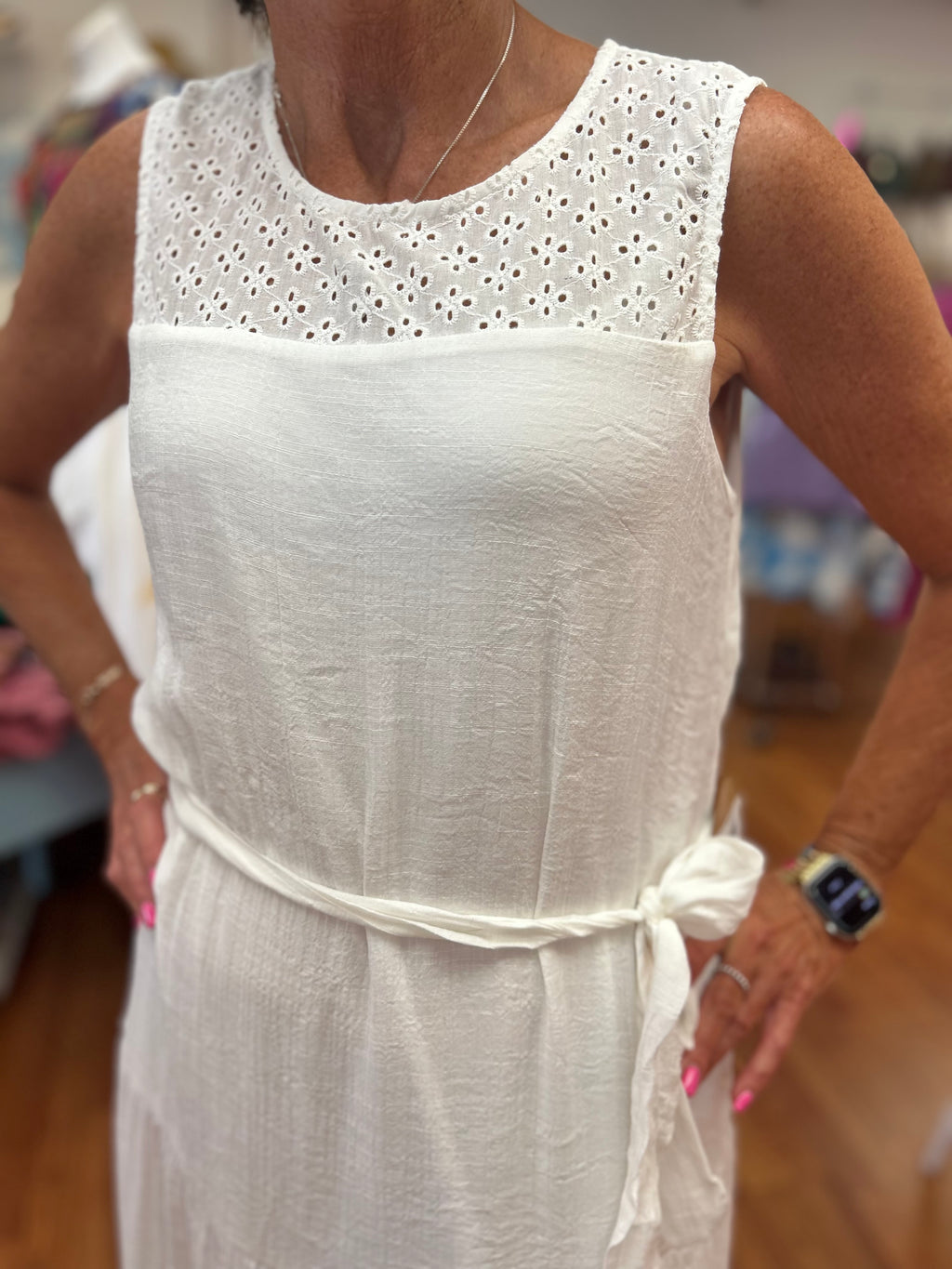 Graceful Ivory Dress