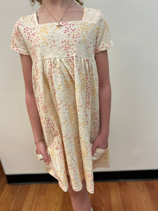 Vig Rylie Spring Floral Cap Sleeve Dress - All About Me Boutique