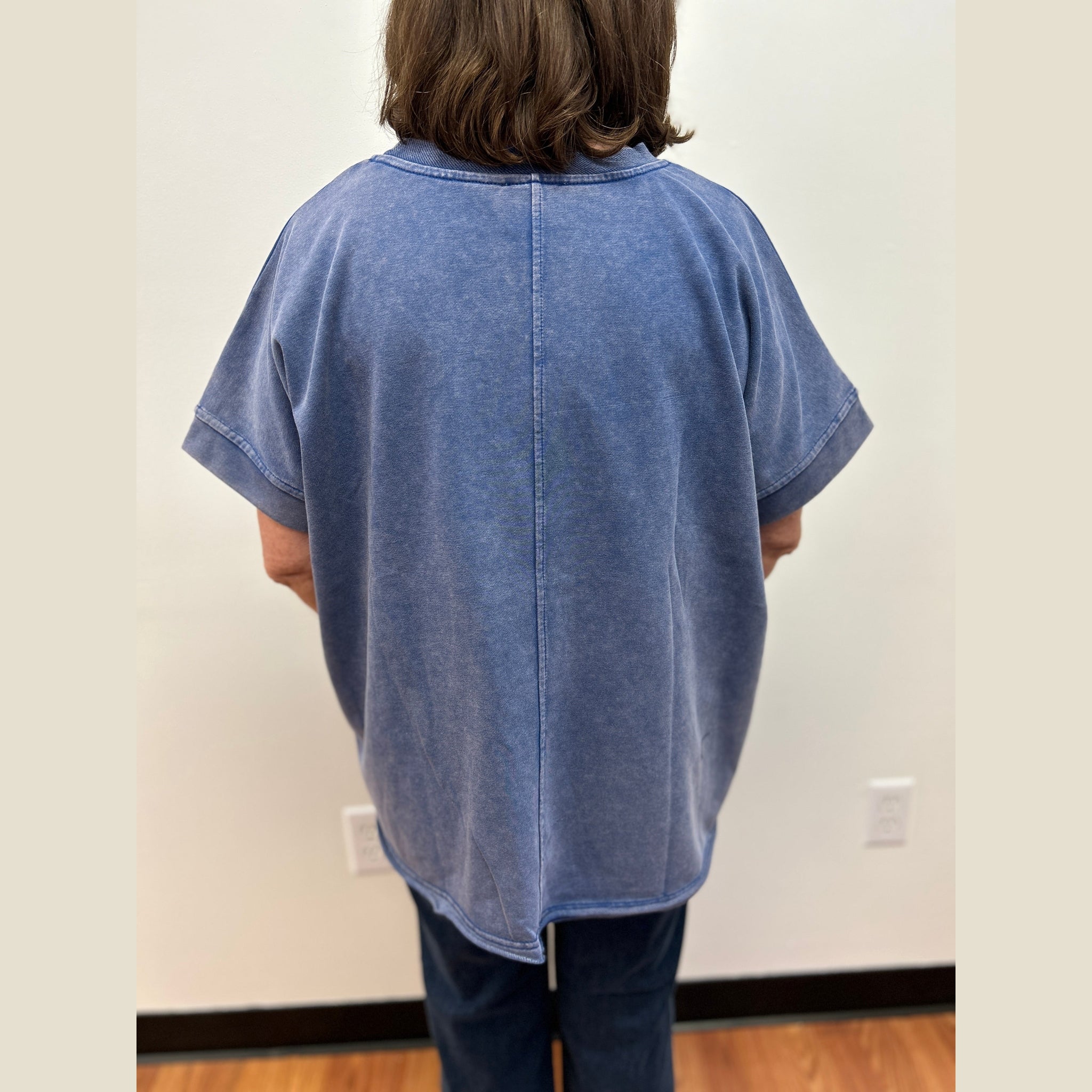 French Terry Flower Top by Umgee