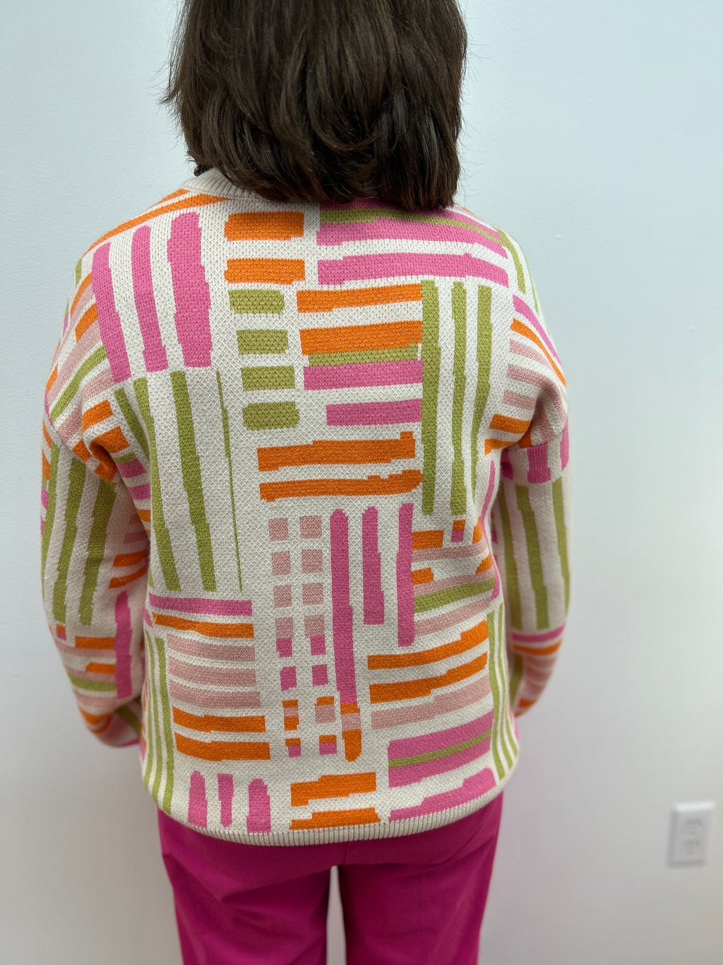 Abstract Lines Sweater