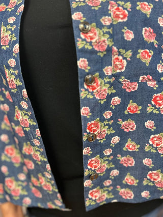 Floral Crop Jacket - All About Me Boutique