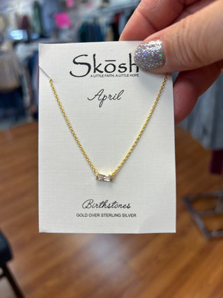 Birthstone Pendant Necklaces by Skosh - All About Me Boutique