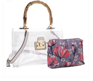 Aria Clear Crossbody Set - All About Me Boutique