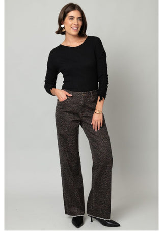 Heart of Pine Wide Leg Jeans - All About Me Boutique