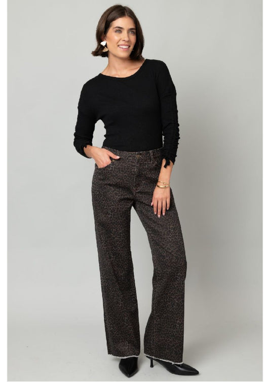 Heart of Pine Wide Leg Jeans