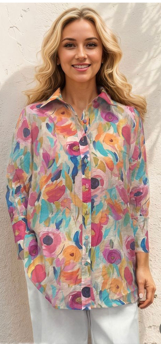 Pop of Spring Blouse by Creation