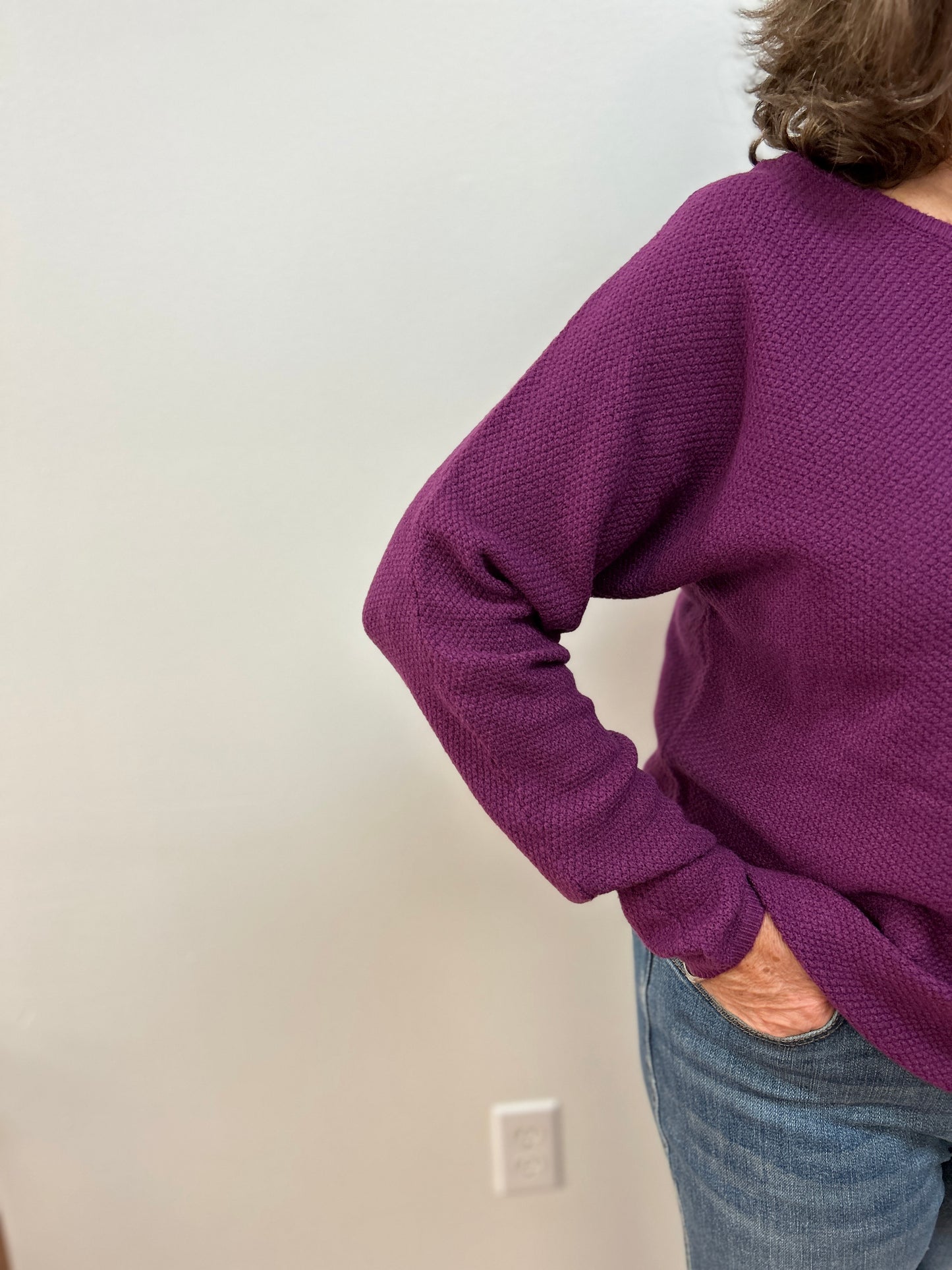 Seedstitch Crew Neck Sweater