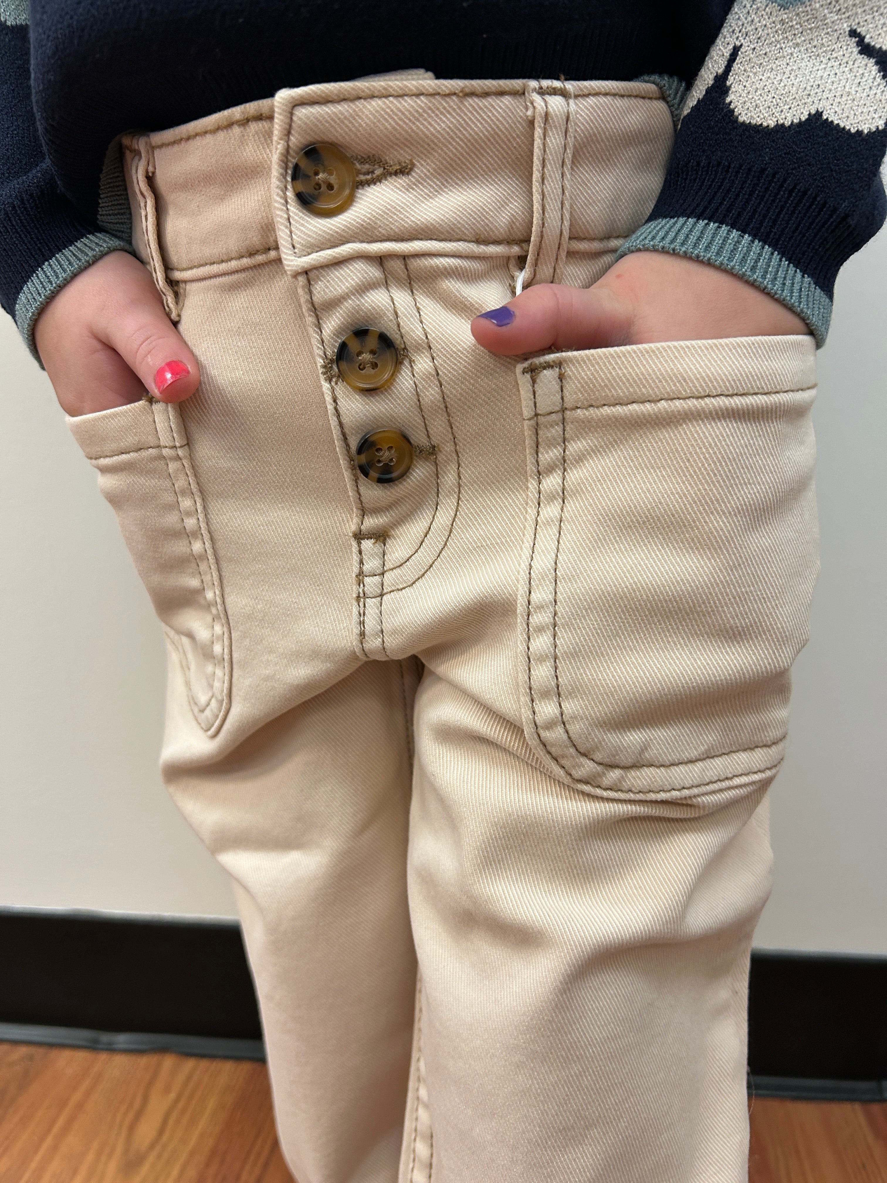 May Girls Marine Twill Pants