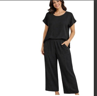 Gauze Crop Pants - All About Me Boutique