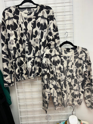 Charlie B Reversible Crew Neck Sweater