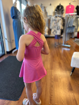 Girls Racerback Tank Dress - All About Me Boutique