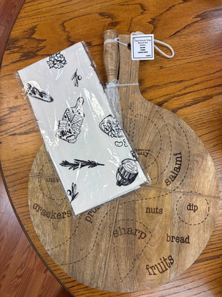Ganz Charcuterie Map Board Set - Complete Entertaining Kit - All About Me Boutique