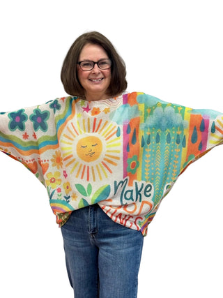 Ladies Italian Made Sweater - All About Me Boutique