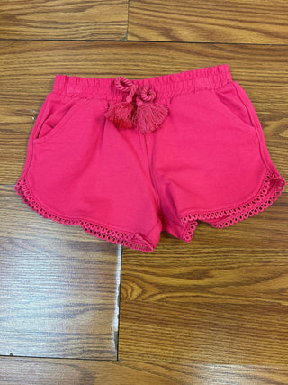 Girls Pink Eyelet Trim Shorts by Mayoral - All About Me Boutique