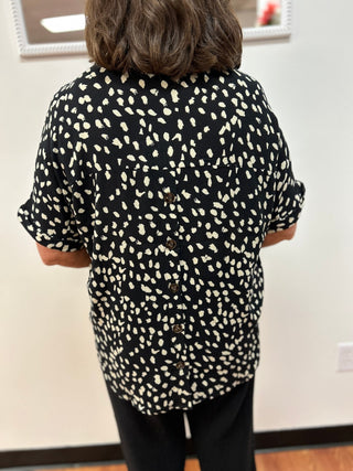THML Collared Blouse - All About Me Boutique