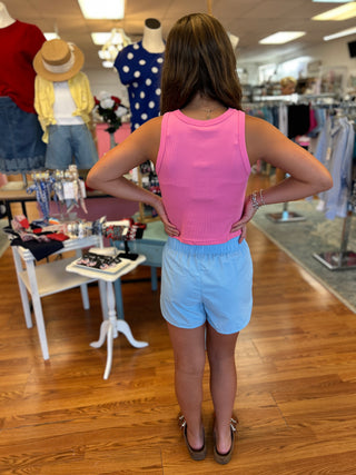 Lulu Mac Girls Light Blue Shorts